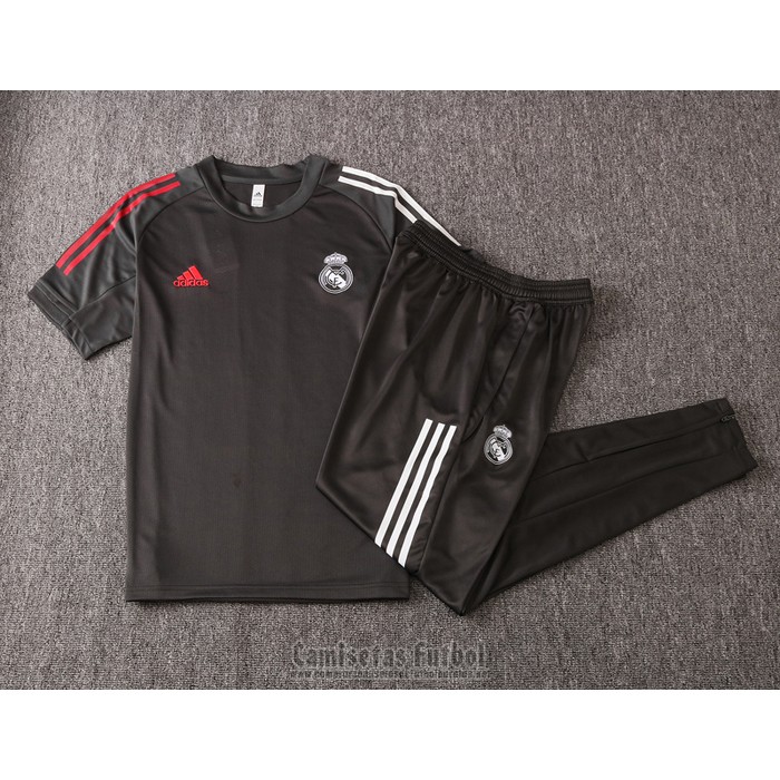 Chandal del Real Madrid Manga Corta 2020-2021 Gris